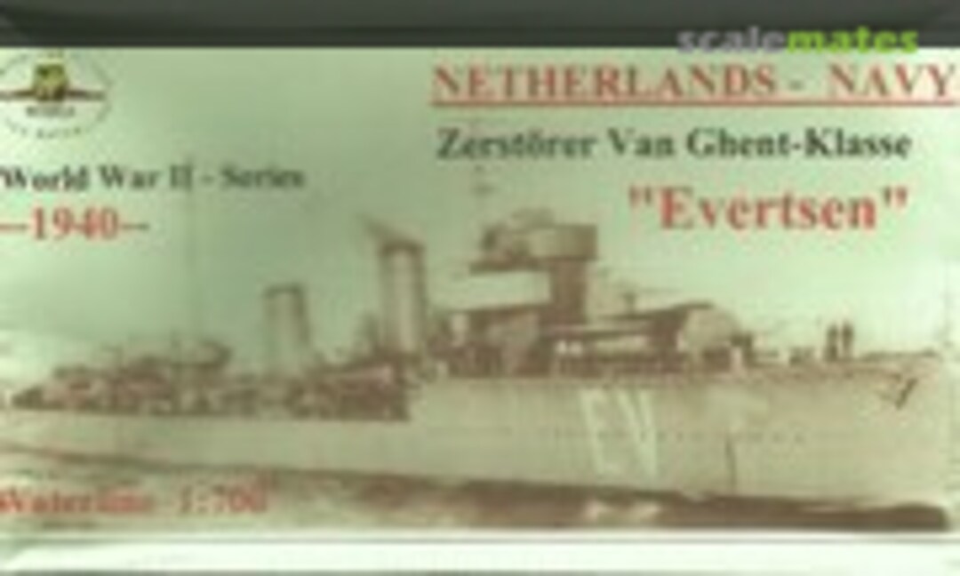 1:700 Zerstörer Van Ghent-Klasse "Evertsen" (HP-Models WW II-WL-NL-008) WW II-WL-NL-008