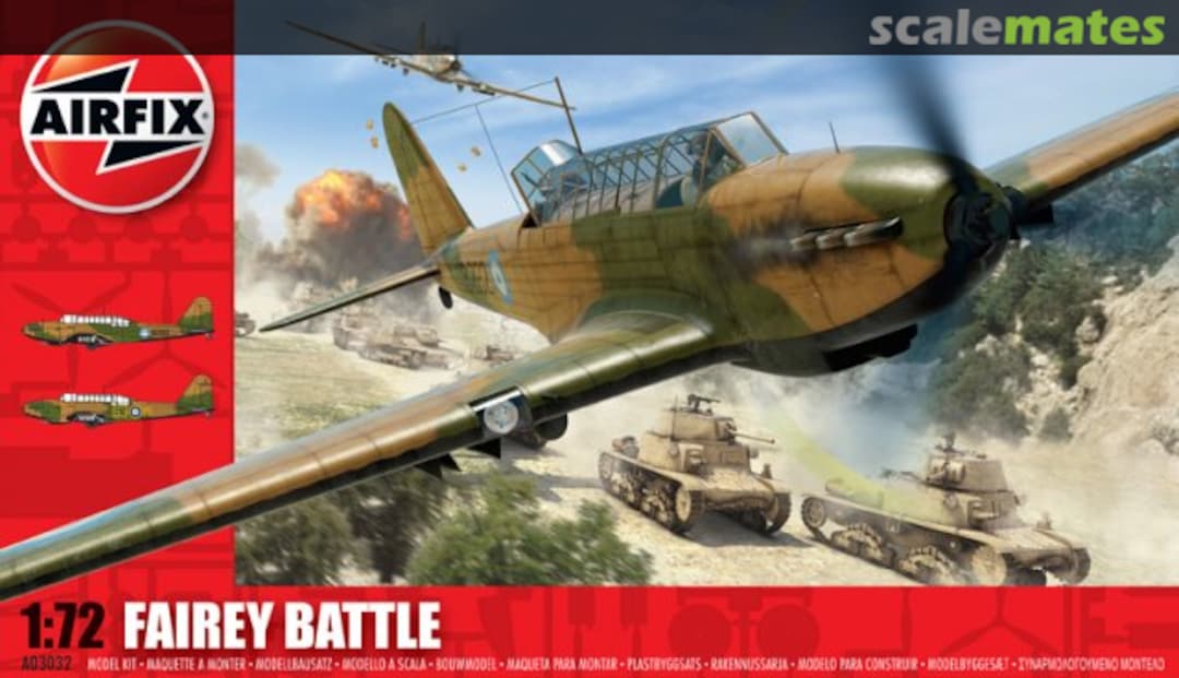 Boxart Fairey Battle A03032 Airfix Boxart Fairey Battle A03032 Airfix