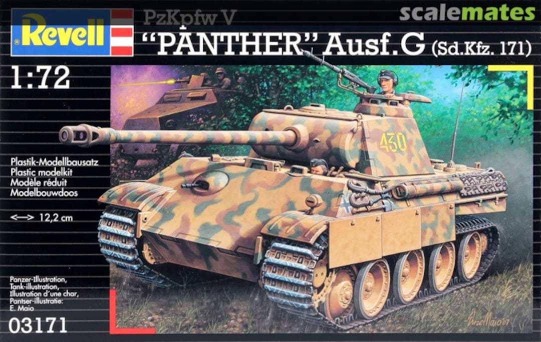 Boxart Pz.Kpfw. V Panther Ausf. G (Sd.Kfz. 171) 03171 Revell Boxart Pz.Kpfw. V Panther Ausf. G (Sd.Kfz. 171) 03171 Revell