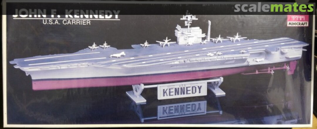 Boxart John F. Kennedy U.S.A Carrier 1411 Academy/Minicraft Boxart John F. Kennedy U.S.A Carrier 1411 Academy/Minicraft
