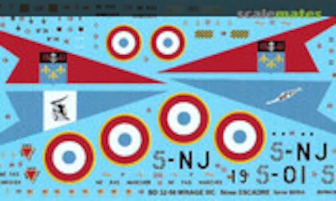 1:32 Mirage IIIC (Berna Decals BD 32-50) BD 32-50