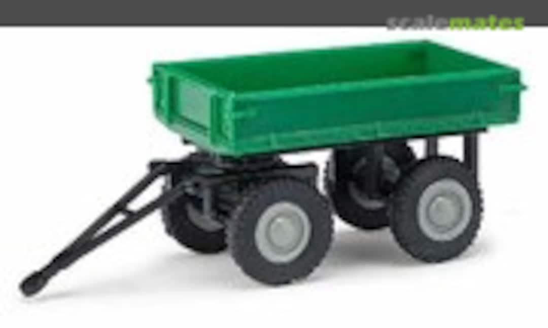 Anhänger/E-Karre, Grün/Graue Felgen (Busch 210009501)