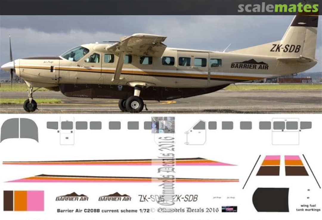 Boxart C208B Grand Caravan SDB - Barrier Air OMD1011 Oldmodels Decals Boxart C208B Grand Caravan SDB - Barrier Air OMD1011 Oldmodels Decals