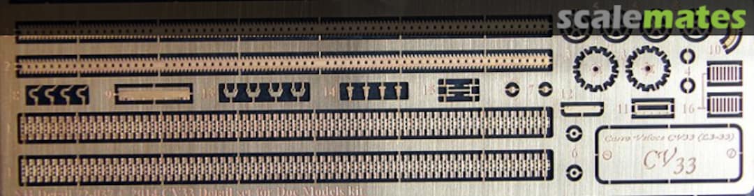 Boxart CV-33 detail set 72-037 NH Detail