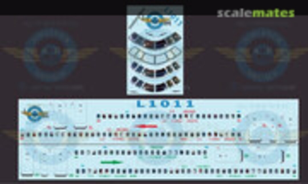 1:144 Cockpit and Cabin Windows L1011 Tristar -100 / -200 / -500 (Authentic-Airliner-Decals L-1011) L-1011