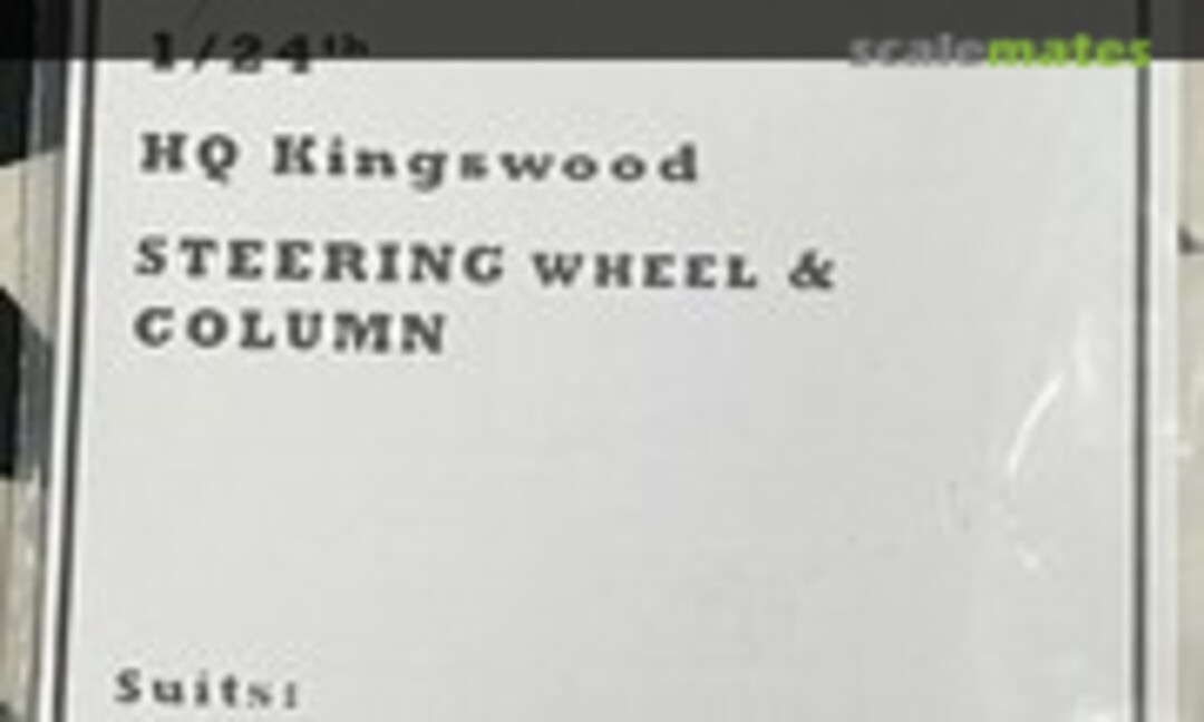 1:24 Holden HQ Kingswood Steering Wheel & Column (Micro Resin Designs MRD24015) MRD24015