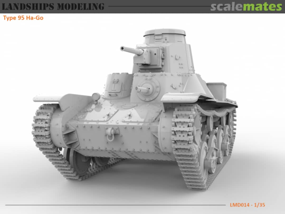 Boxart Type 95 Ha-Go Light Tank LMD014 Landships Modeling Boxart Type 95 Ha-Go Light Tank LMD014 Landships Modeling