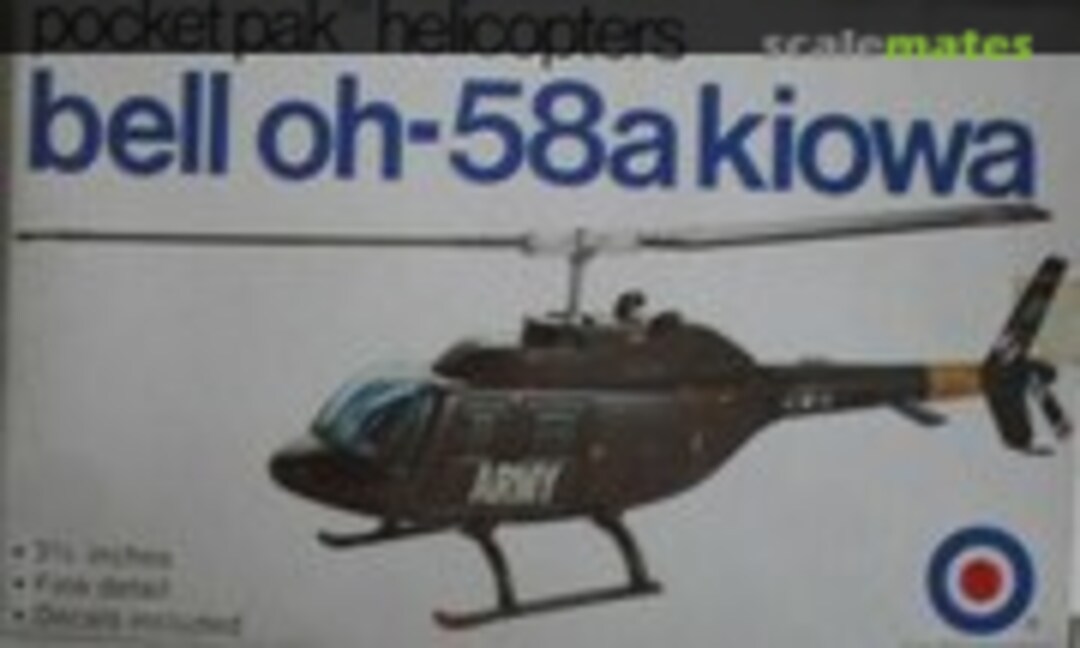 1:100 Bell OH-58a Kiowa (Entex Industries 8459)