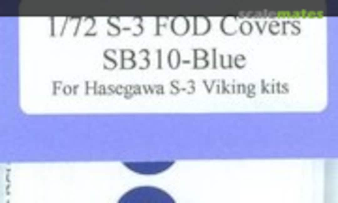 1:72 Blue S-3 Viking FOD Covers (Steel Beach 73010) 73010