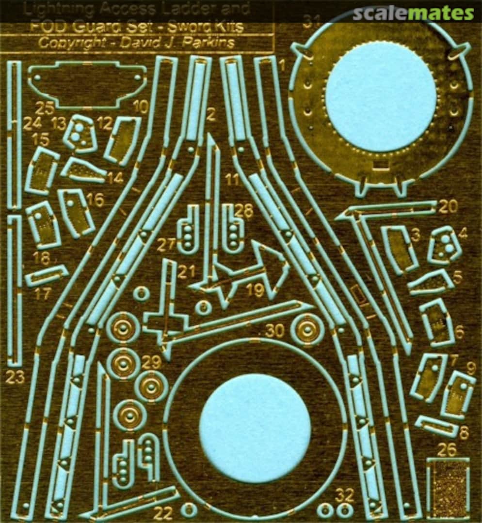 Boxart Lightning Ladder and FOD Guard Set FP-72-060g2 Flightpath Boxart Lightning Ladder and FOD Guard Set FP-72-060g2 Flightpath