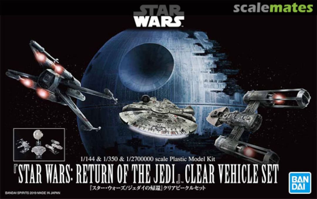 Boxart "Star Wars: Return of the Jedi" Clear Vehicle Set 5058212 Bandai Spirits Boxart "Star Wars: Return of the Jedi" Clear Vehicle Set 5058212 Bandai Spirits