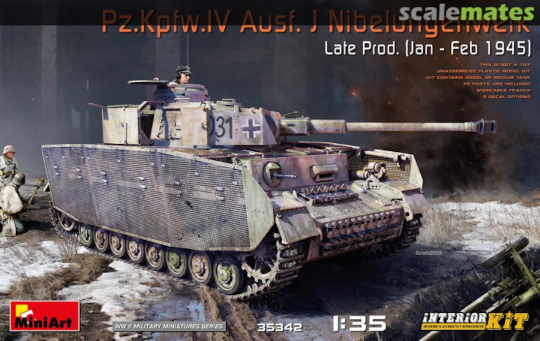 Boxart Pz.Kpfw. IV Ausf. J Nibelungenwerk 35342 MiniArt Boxart Pz.Kpfw. IV Ausf. J Nibelungenwerk 35342 MiniArt