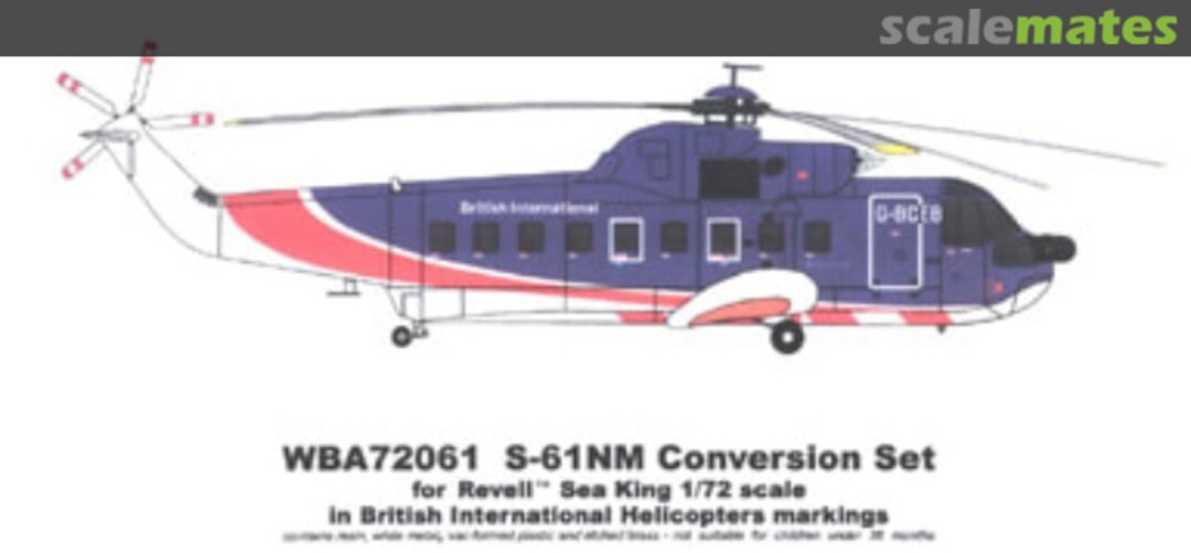 Boxart S-61NM Conversion Set WBA72061 Whirlybird Boxart S-61NM Conversion Set WBA72061 Whirlybird