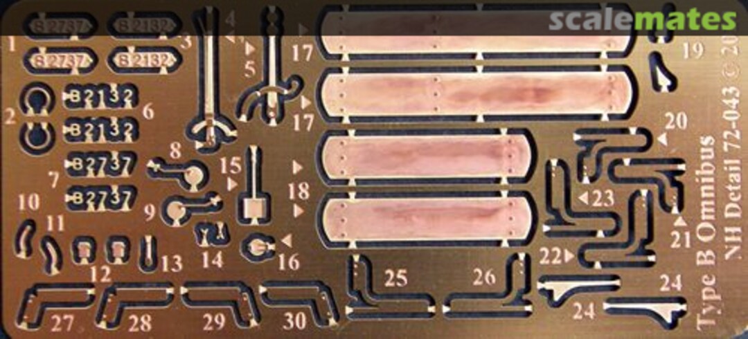 Boxart Type B Omnibus detail set 72-043 NH Detail Boxart Type B Omnibus detail set 72-043 NH Detail