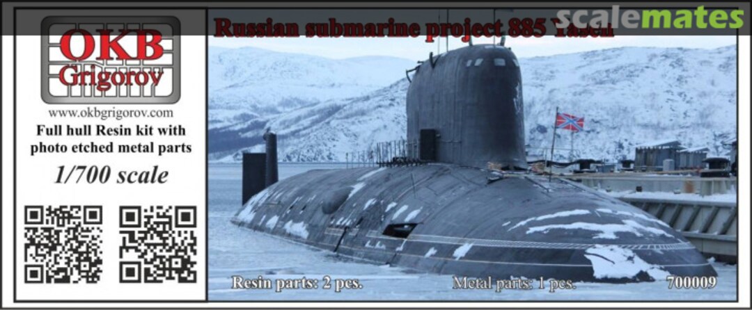 Boxart Project 885 Yasen 700009 OKB Grigorov