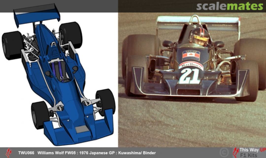 Boxart Wolf Williams-Ford FW05 "Wolf Racing" TWU 066 This Way Up Boxart Wolf Williams-Ford FW05 "Wolf Racing" TWU 066 This Way Up