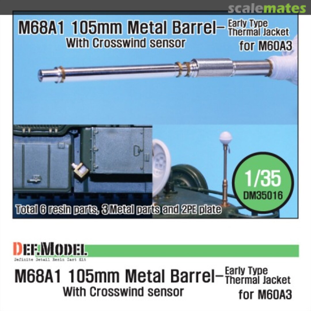 Boxart M68A1 105 MM barrel, early DM35016 Def.Model Boxart M68A1 105 MM barrel, early DM35016 Def.Model