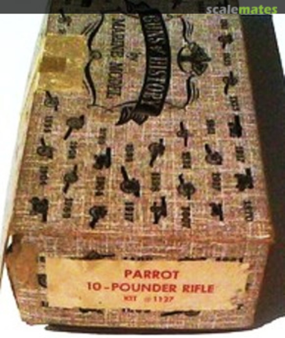 Boxart Parrott 10-Pounder Rifle 1127 Marine Model Company Boxart Parrott 10-Pounder Rifle 1127 Marine Model Company