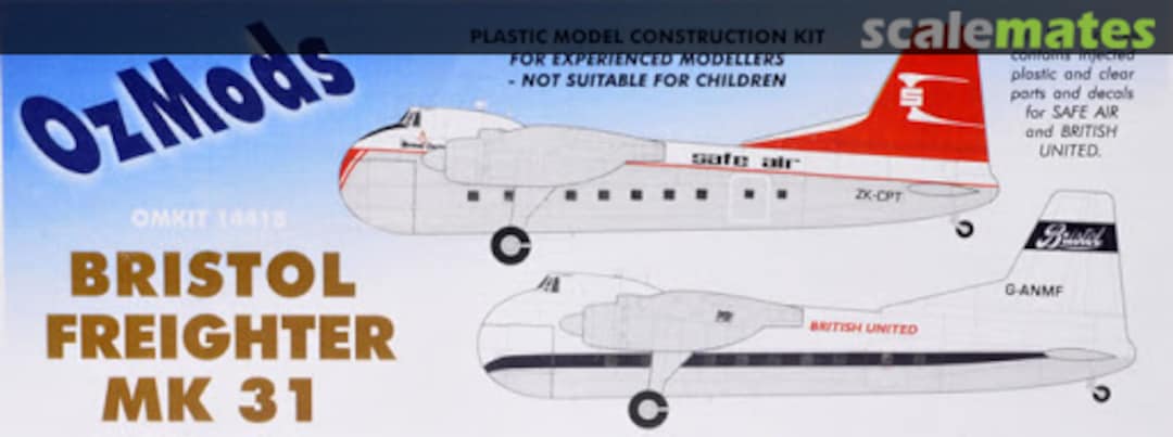 Boxart Bristol 170 Freighter Mk 31 OMKIT14418 OzMods Boxart Bristol 170 Freighter Mk 31 OMKIT14418 OzMods