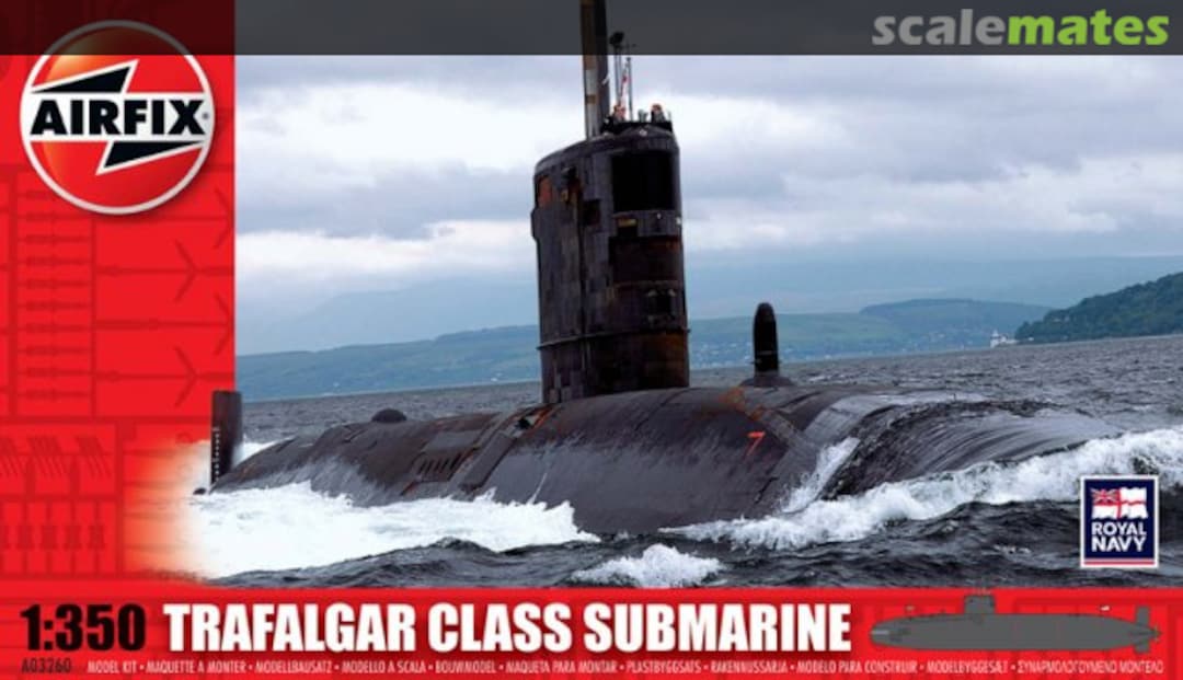 Boxart Trafalgar Class Submarine A03260 Airfix Boxart Trafalgar Class Submarine A03260 Airfix