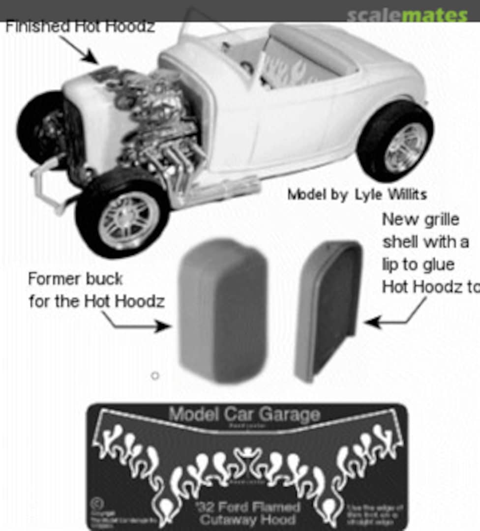 Boxart 1932 Ford Flamed Hot Hoodz for RMX (Resin/Photo Etched) MCG-2220 The Model Car Garage Boxart 1932 Ford Flamed Hot Hoodz for RMX (Resin/Photo Etched) MCG-2220 The Model Car Garage