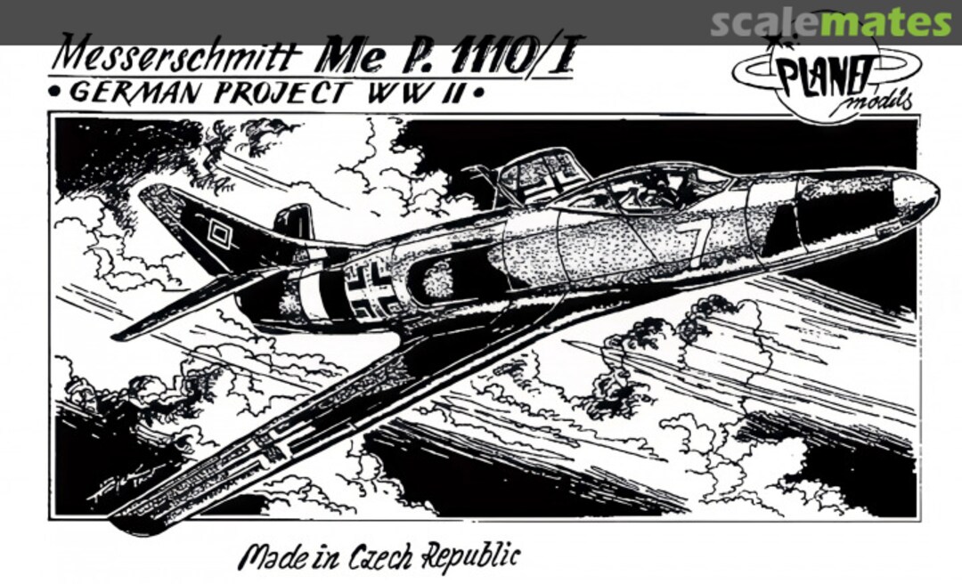 Boxart Messerschmitt Me P.1110/I PLT003 Planet Models Boxart Messerschmitt Me P.1110/I PLT003 Planet Models