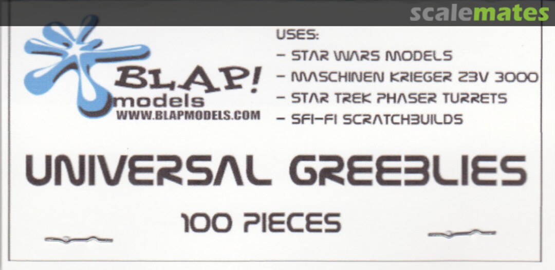 Boxart Universal Greeblies Blap! Models Boxart Universal Greeblies Blap! Models