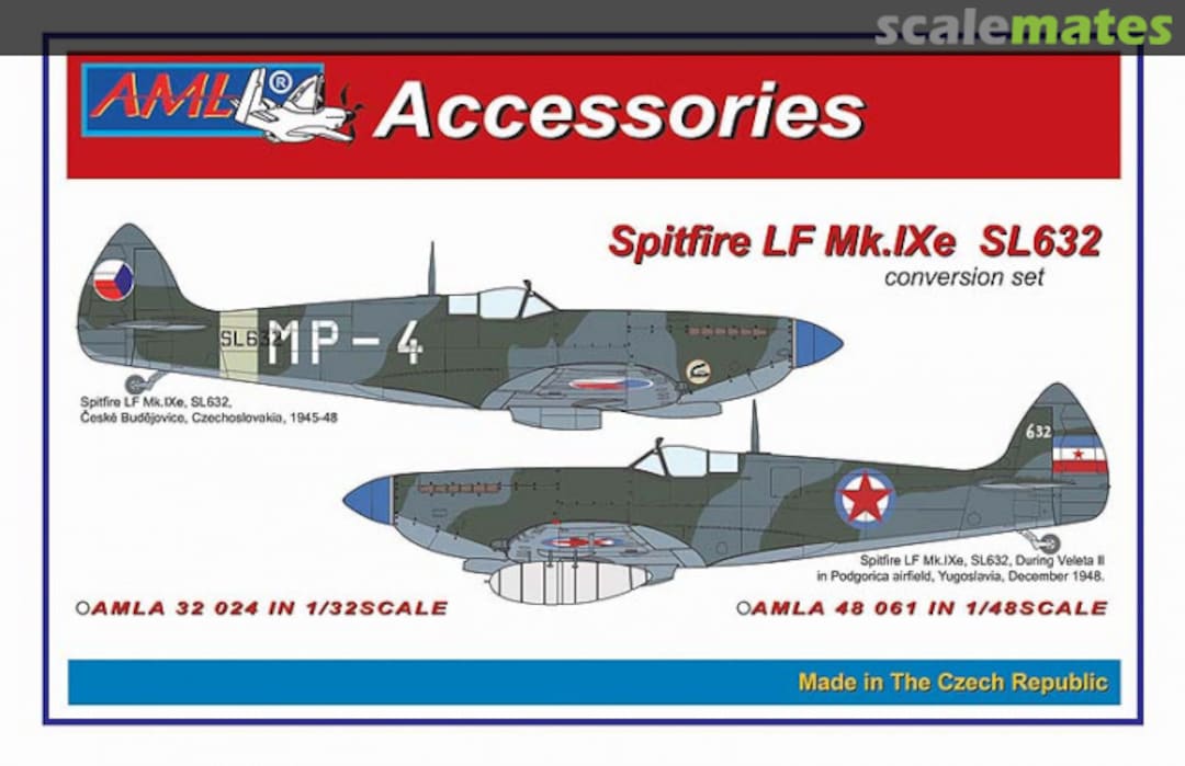 Boxart Spitfire LF Mk.IXe SL632 AMLA48061 AML Boxart Spitfire LF Mk.IXe SL632 AMLA48061 AML