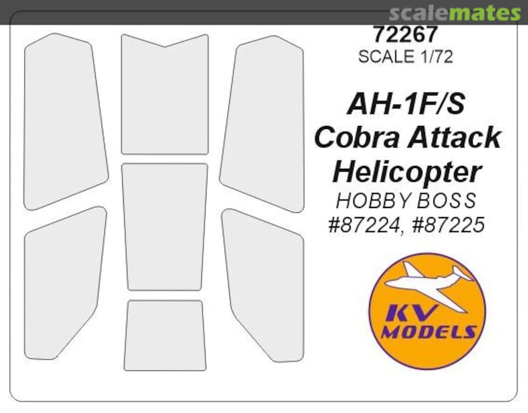 Boxart AH-1F/S Cobra Attack Helicopter 72267 KV Models
