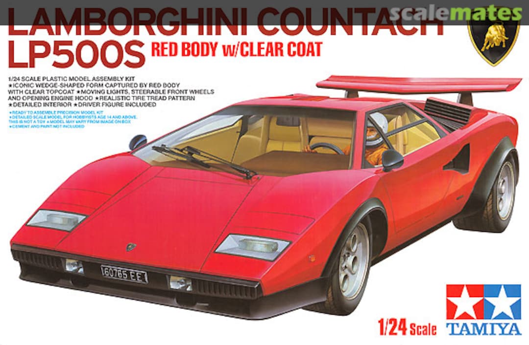 Boxart Lamborghini Countach LP500S 25419 Tamiya Boxart Lamborghini Countach LP500S 25419 Tamiya