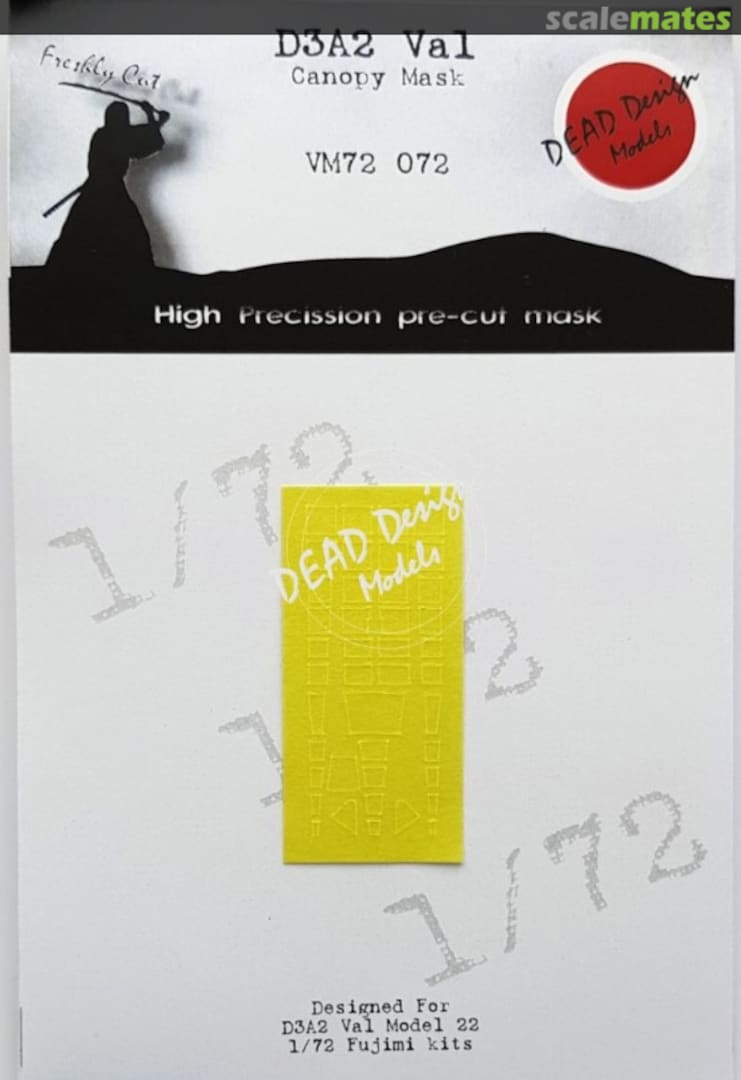 Boxart D3A2 Val - Canopy Mask VM72072 DEAD Design Models Boxart D3A2 Val - Canopy Mask VM72072 DEAD Design Models