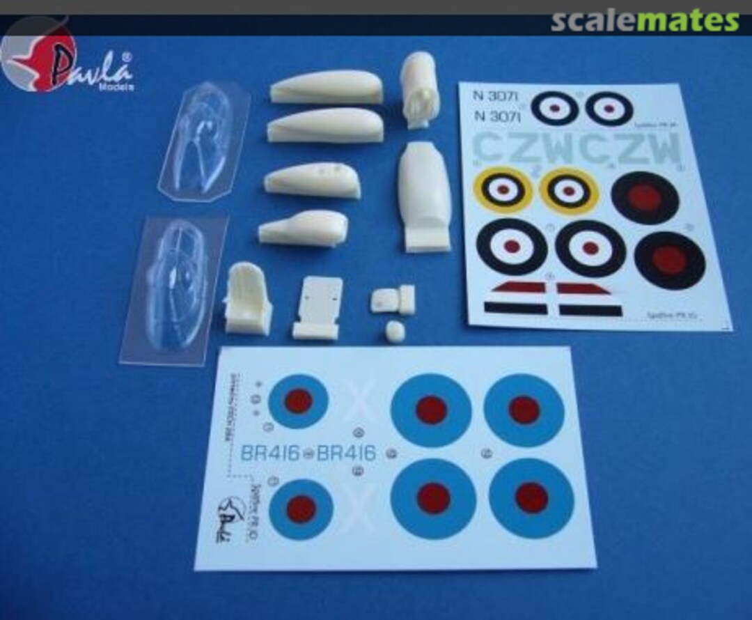 Boxart Spitfire PR MkIa, PR Mk IV, PR Mk VII Conversion 48-58 Pavla Models Boxart Spitfire PR MkIa, PR Mk IV, PR Mk VII Conversion 48-58 Pavla Models