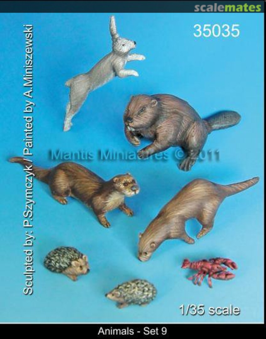 Boxart Animals - Set 9 35035 Mantis Miniatures Boxart Animals - Set 9 35035 Mantis Miniatures