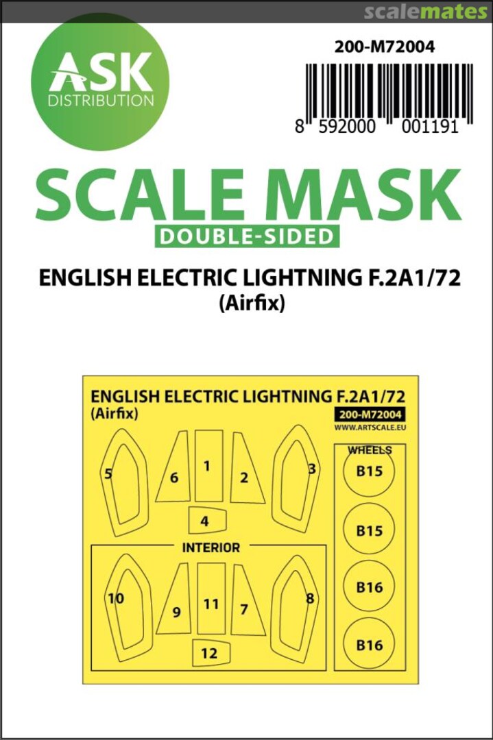 Boxart English Electric Lightning F.2A 200-M72004 ASK Boxart English Electric Lightning F.2A 200-M72004 ASK