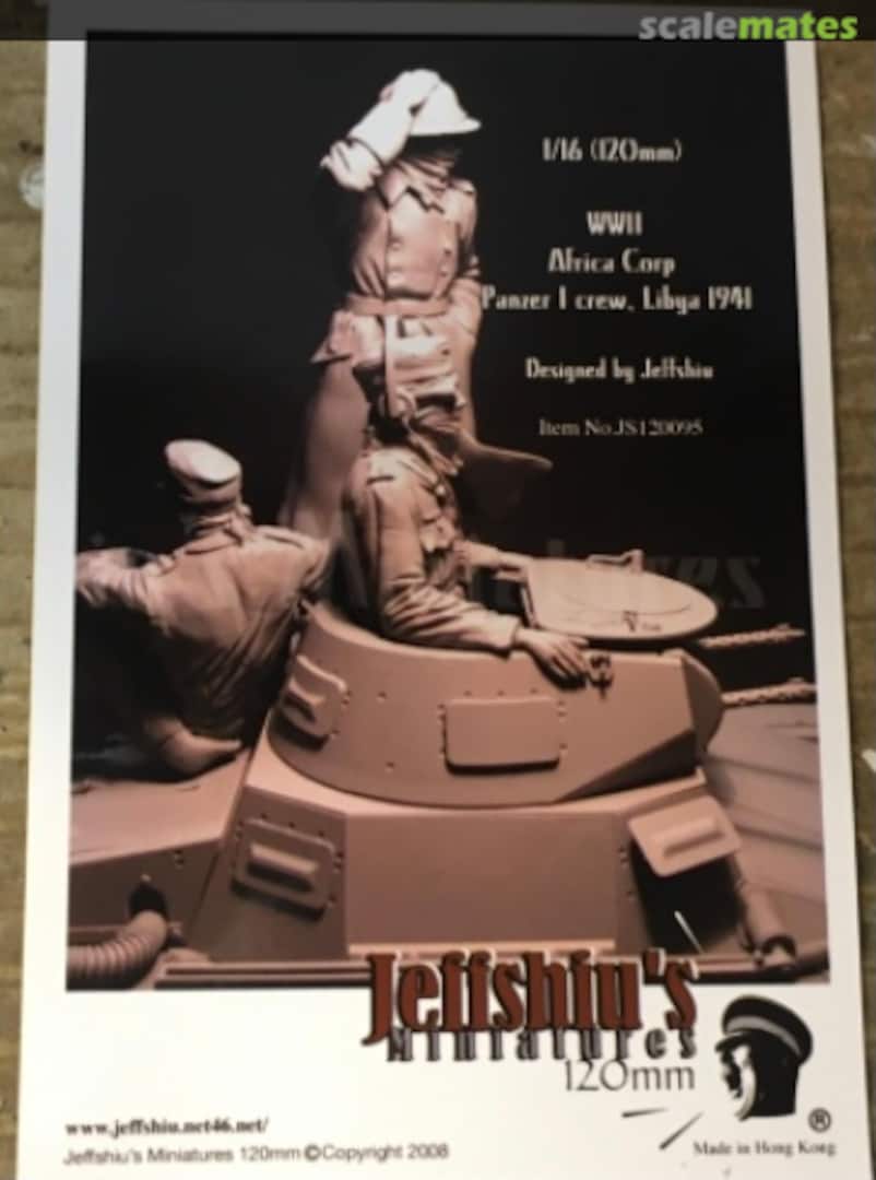 Boxart Africa Panzer I Crew Libya 1941 JS120095 Jeffshiu's Miniatures