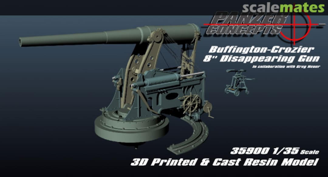 Boxart Buffington-Crozier 8" Disappearing Gun 35900 Panzer Concepts Boxart Buffington-Crozier 8" Disappearing Gun 35900 Panzer Concepts