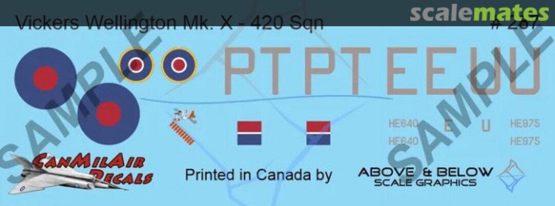 Boxart Vickers Wellington Mk X 287 Above & Below Graphics Boxart Vickers Wellington Mk X 287 Above & Below Graphics