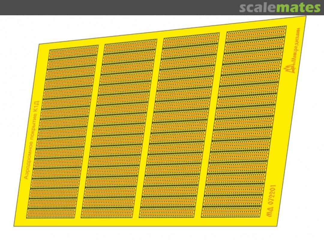 Boxart Photoetched airfield plates K1D (PSP) /65 plates in set MD 072201 Microdesign Boxart Photoetched airfield plates K1D (PSP) /65 plates in set MD 072201 Microdesign