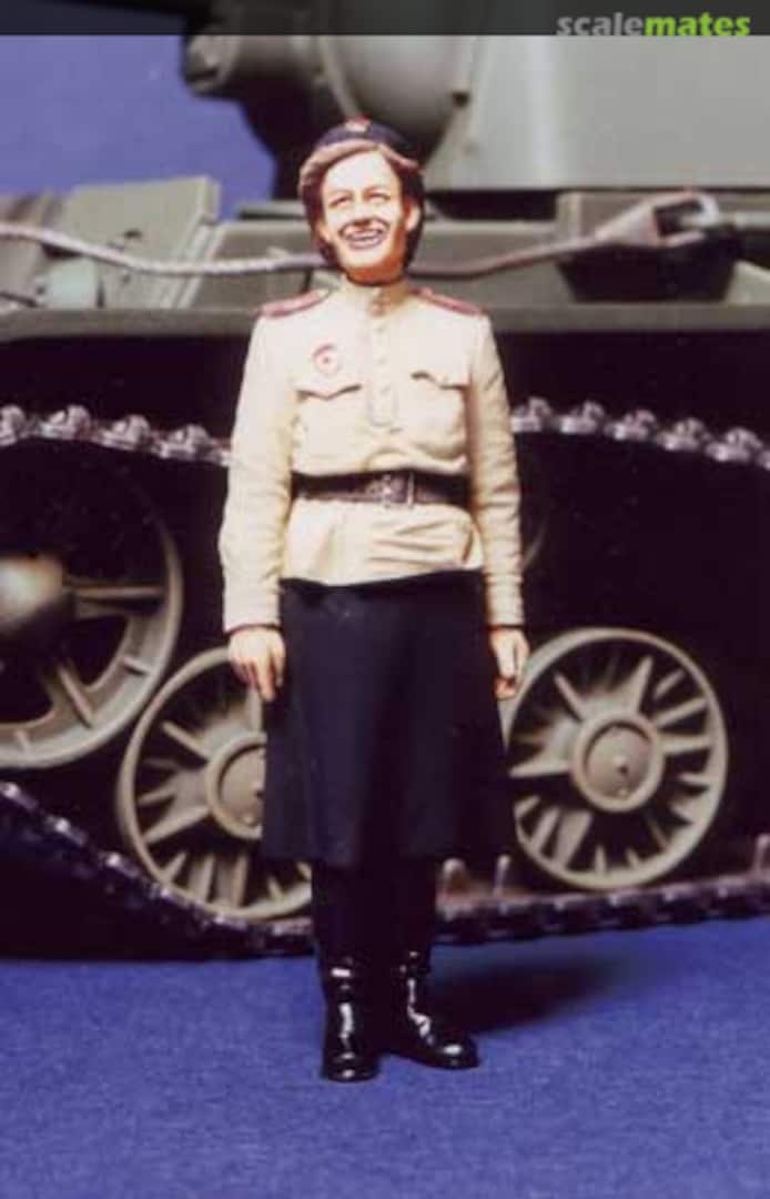 Boxart Red Army Woman Soldier. 1943-45 TK3538 Takahashi Modelling Boxart Red Army Woman Soldier. 1943-45 TK3538 Takahashi Modelling