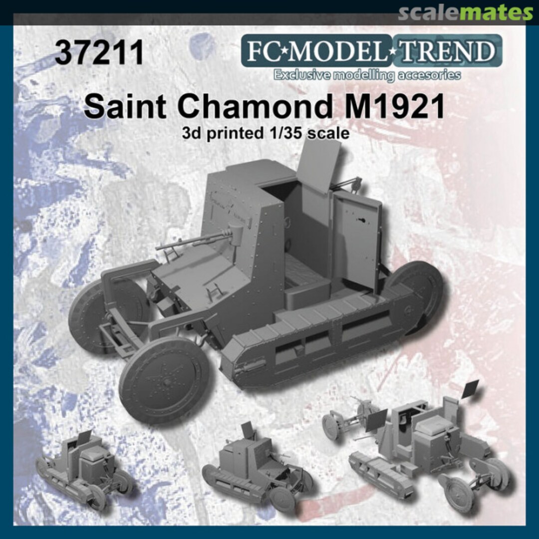 Boxart Saint Chamond M1921 37211 FC Model Trend Boxart Saint Chamond M1921 37211 FC Model Trend