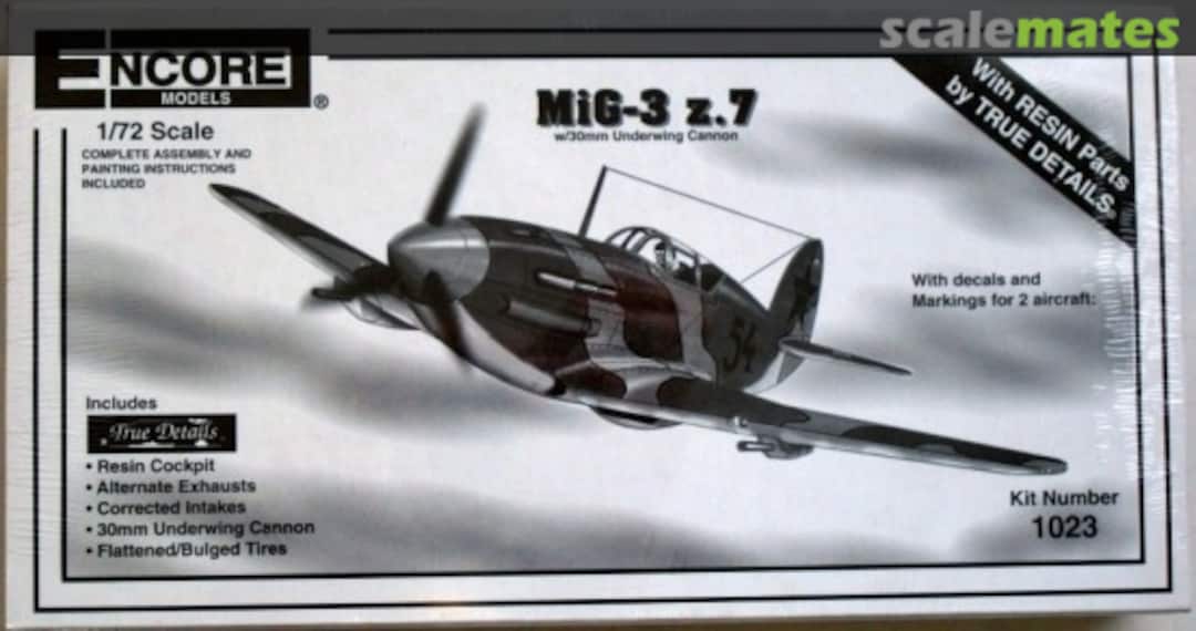 Boxart Mig-3 z.7 1023 Encore Models Boxart Mig-3 z.7 1023 Encore Models