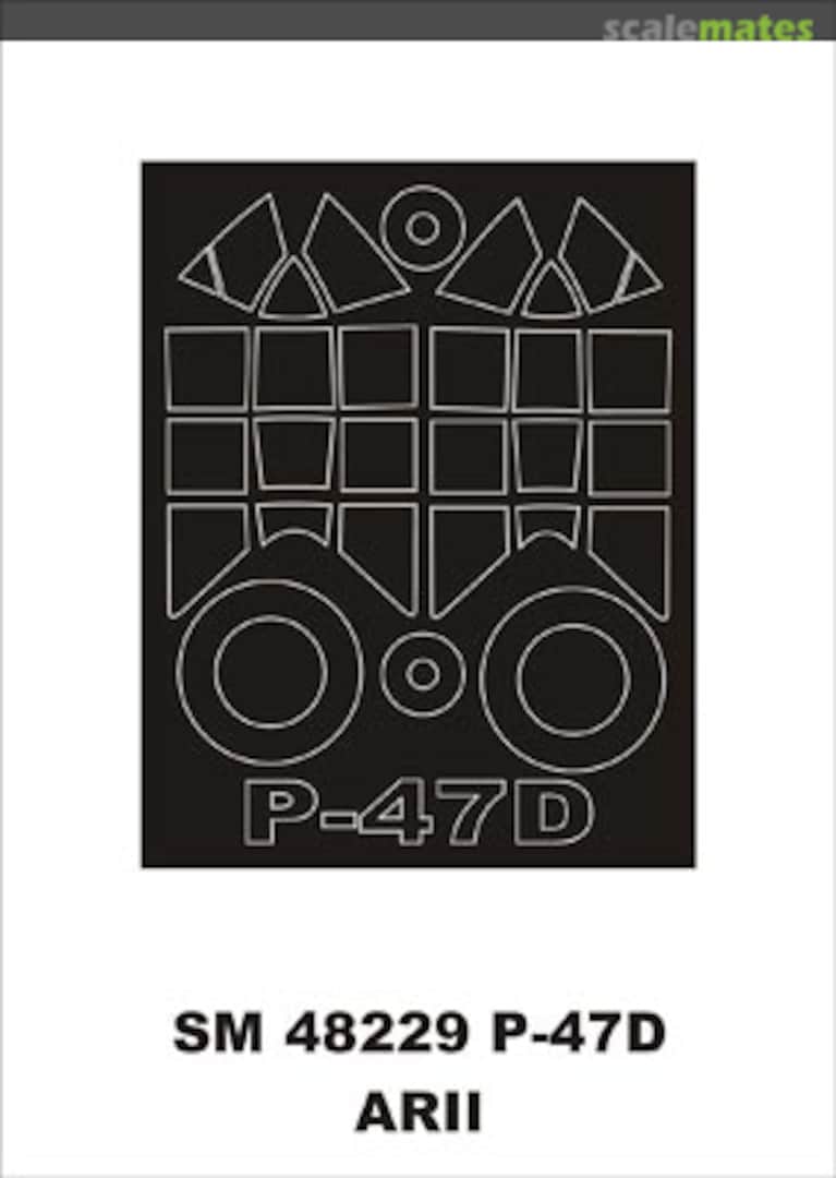 Boxart Republic P-47D Thunderbolt SM48229 Montex Boxart Republic P-47D Thunderbolt SM48229 Montex