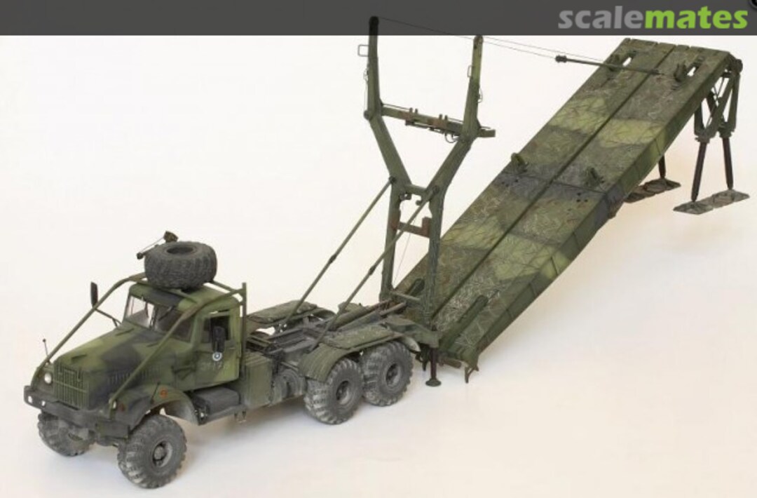 Boxart KrAZ-255B TMM-3 Bridge Layer MMF 35018 MinimanFactory Boxart KrAZ-255B TMM-3 Bridge Layer MMF 35018 MinimanFactory
