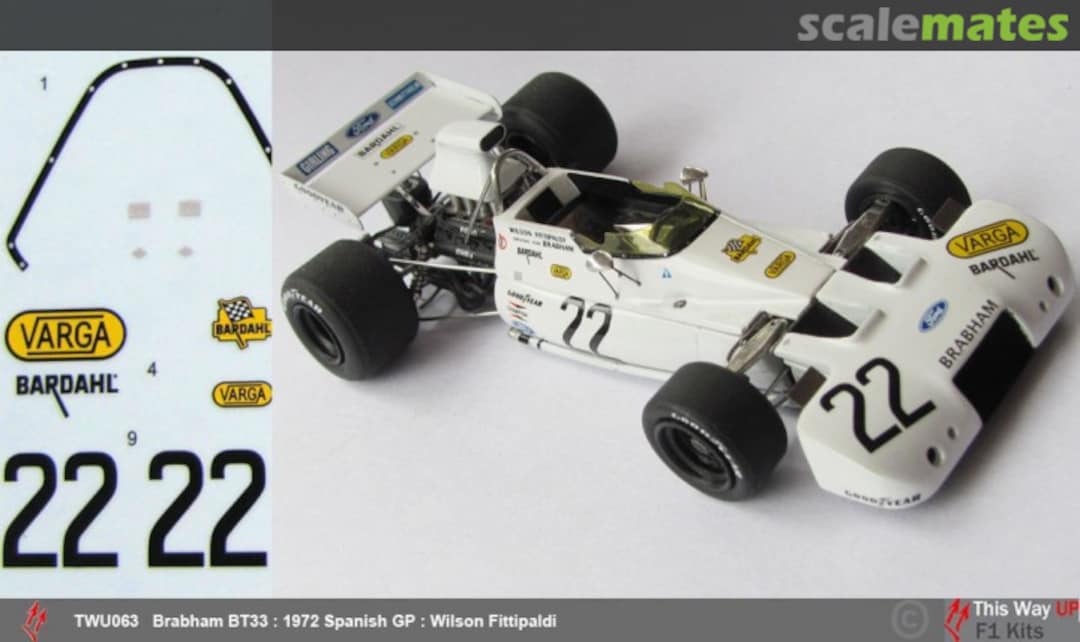 Boxart Brabham-Ford BT33 TWU 063 This Way Up Boxart Brabham-Ford BT33 TWU 063 This Way Up