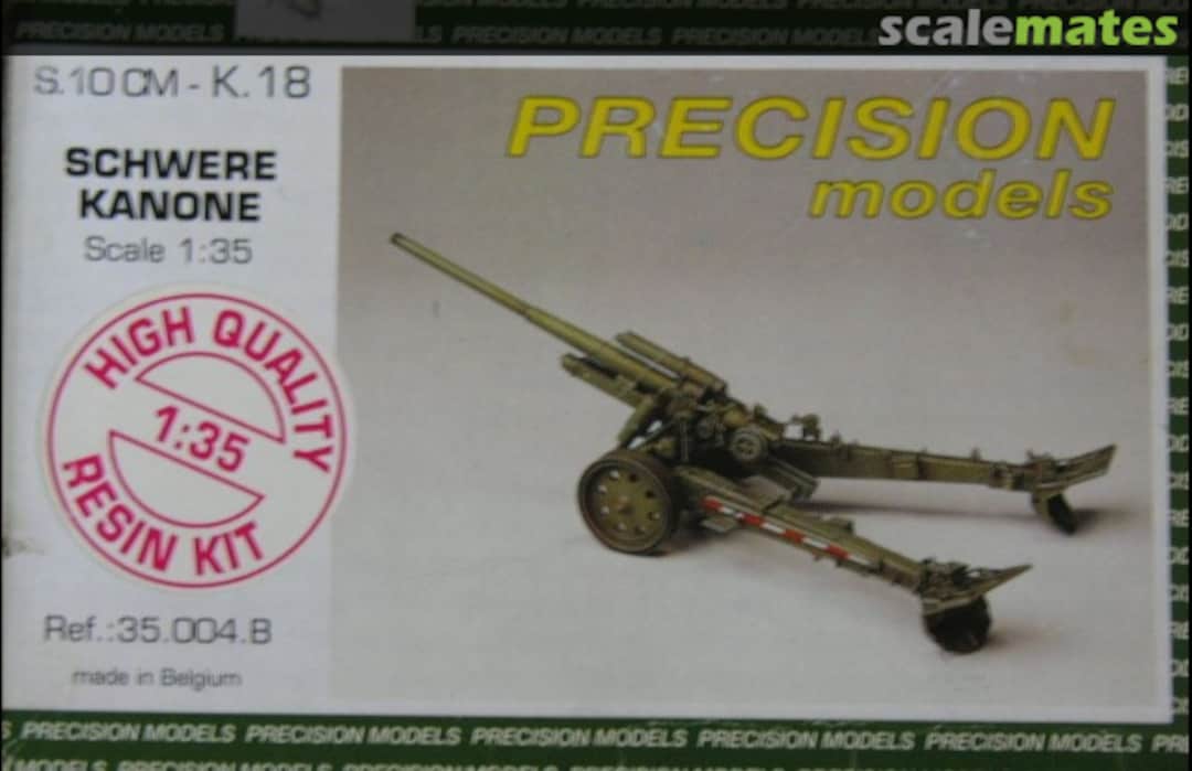 Boxart s.10cm K18 schwere Kanone 35.004.B Precision Models Boxart s.10cm K18 schwere Kanone 35.004.B Precision Models