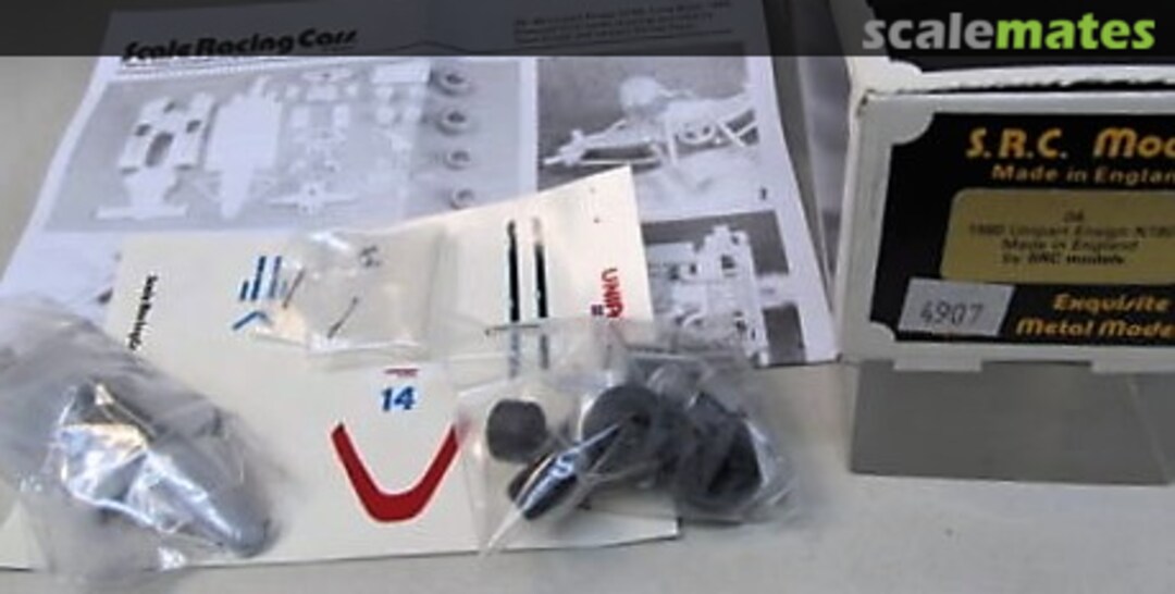 Boxart Ensign N180 "Unipart" SRC004 Scale Racing Cars Boxart Ensign N180 "Unipart" SRC004 Scale Racing Cars