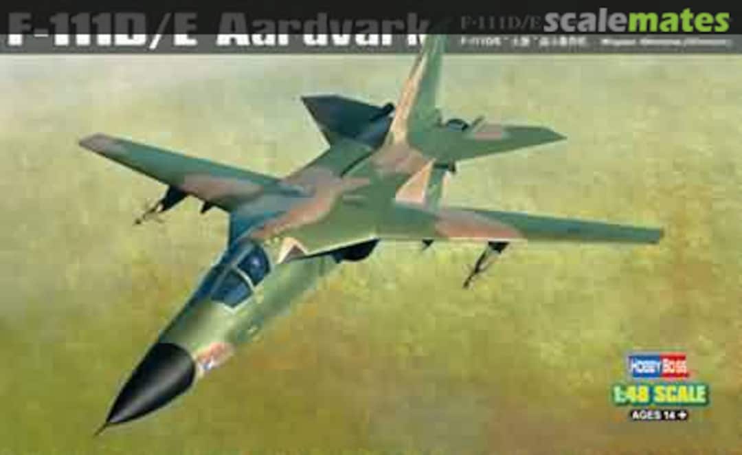 Boxart F-111D/E Aardvark 80350 HobbyBoss Boxart F-111D/E Aardvark 80350 HobbyBoss