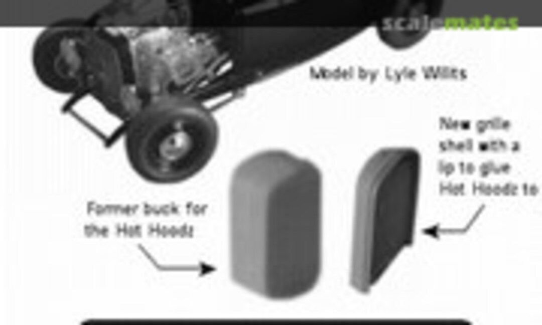 1:24 1932 Ford Spiderweb Hot Hoodz for RMX (Resin/Photo Etched) (The Model Car Garage MCG-2221) MCG-2221