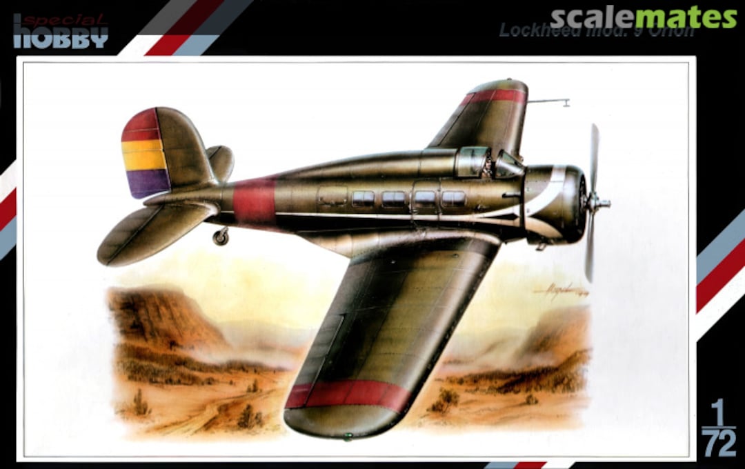 Boxart Lockheed mod. 9 Orion SH72019 Special Hobby