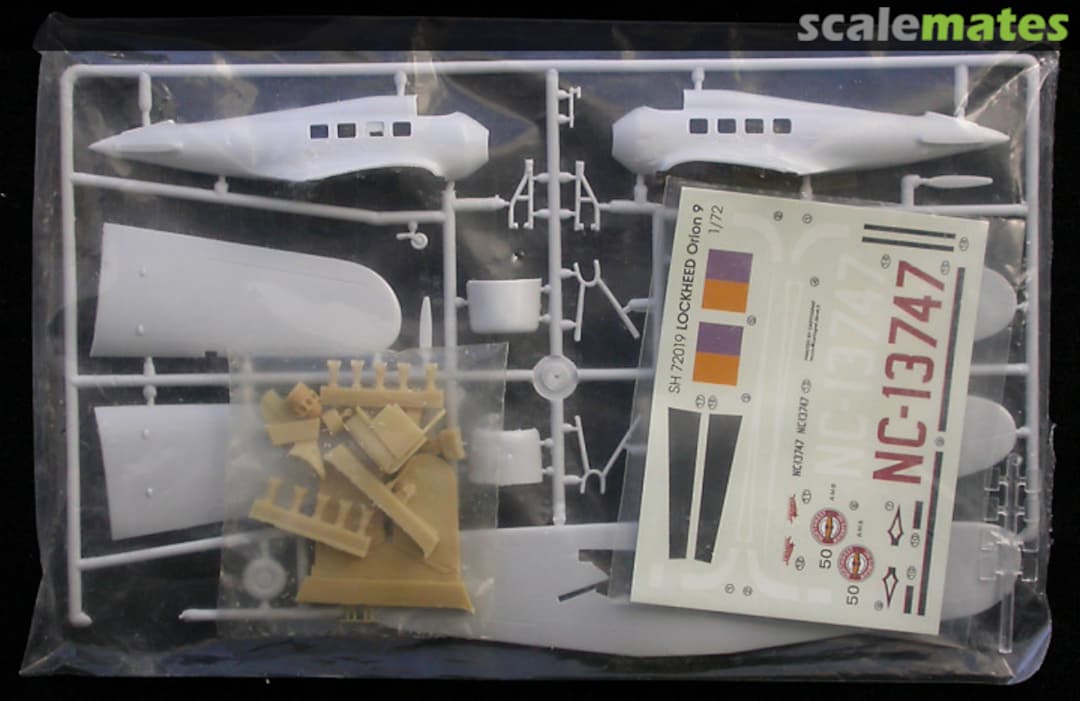 Contents Lockheed mod. 9 Orion SH72019 Special Hobby